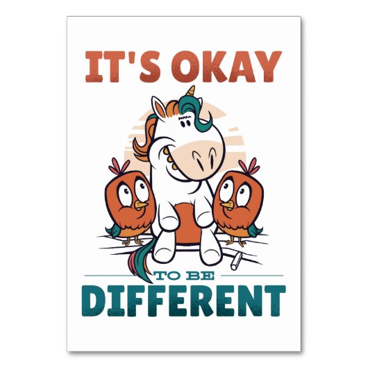 Numéro De Table Il est bon d'être différent Invitation (Par défaut)