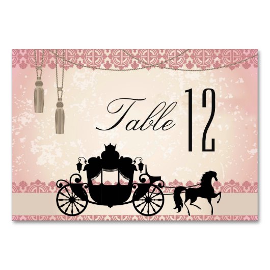 Numéro De Table Il était une fois (Devant)