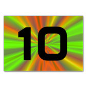 Numéro De Table Illuminations Fractées Art numéroté (Devant)