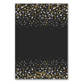 Numéro De Table Illustration de confetti de parties scintillant en (Dos)