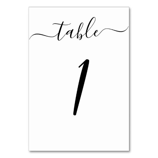 Numéro De Table Illustration de mode mariée et mariée (Dos)