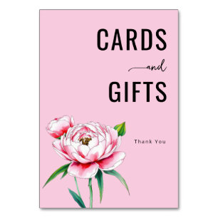 Numéro De Table Illustration florale rose gracieux