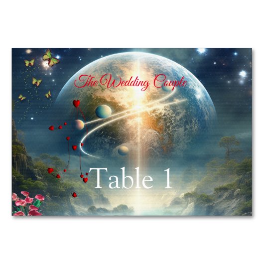 Numéro De Table Imaginaire royaumes de Magic Scenery conçoit des c (Devant)