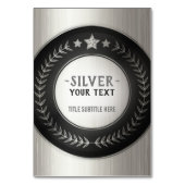 Numéro De Table IMPRIMER do-it-yourself MÉDAILLE ARGENT AJOUTER VO (Par défaut)