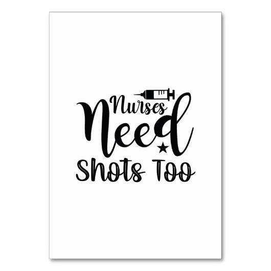 Numéro De Table Infirmières et infirmiers-infirmières ont aussi be (Par défaut)