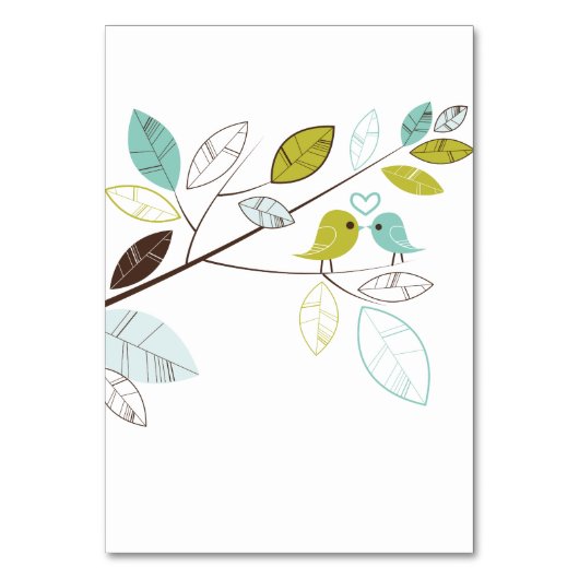 Numéro De Table Inséparables (Dos)