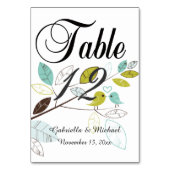 Numéro De Table Inséparables (Par défaut)