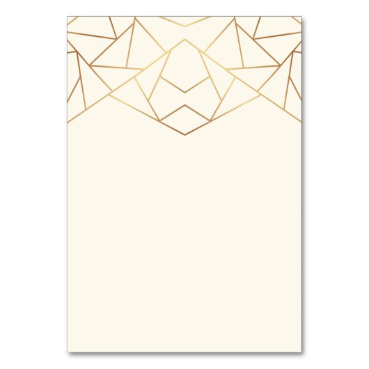 Numéro De Table Invitation pliée (Dos)