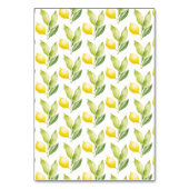 Numéro De Table Italien Grèce Citron Citrus Mariage Numéros de tab (Dos)