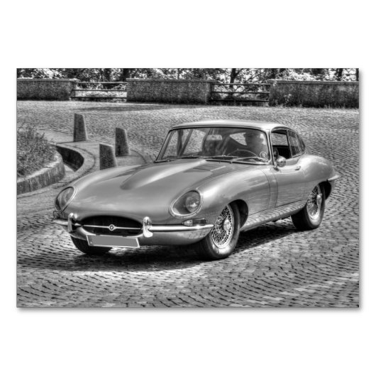 Numéro De Table Jaguar E (Devant)