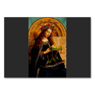 Numéro De Table Jan van Eyck - Vierge Marie Collection d'art fin