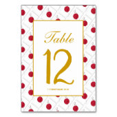 Numéro De Table JAPON HINOMARU Célébration de banquet Mariage (Dos)