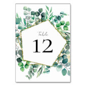 Numéro De Table Jardin Botanique Eucalyptus Décoration de Mariage (Par défaut)