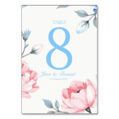 Numéro De Table Jardin Chuchotant (Dos)