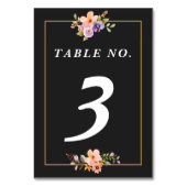 Numéro De Table Jardin d'été Floral Mariage (Par défaut)