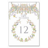 Numéro De Table Jardin Floral d'Été (Par défaut)