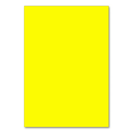 Numéro De Table Jaune clair (couleur solide) (Par défaut)