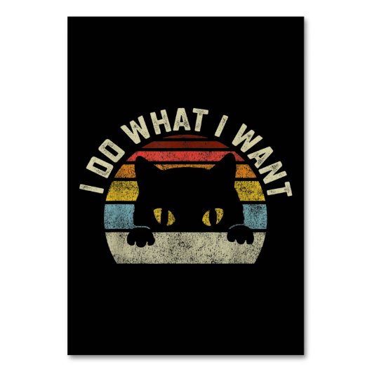 Numéro De Table Je Fais Ce Que Je Veux Chat (Par défaut)