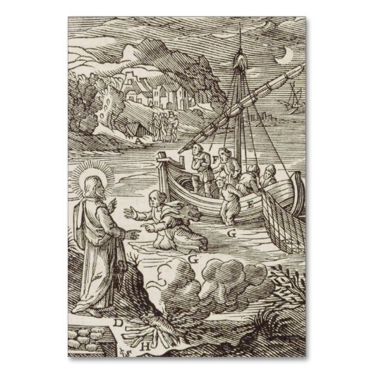 Numéro De Table Jésus marchant sur l'eau (Par défaut)