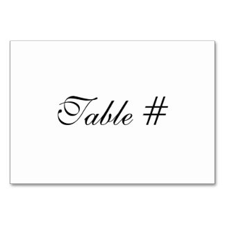Numéro De Table Jeux de Faire-part de mariage personnalisables