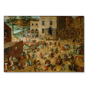 Numéro De Table Jeux pour enfants par Pieter Bruegel l'Ancien