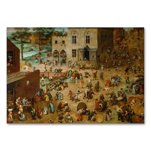 Numéro De Table Jeux pour enfants par Pieter Bruegel l'Ancien (Devant)