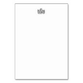 Numéro De Table Jo 1:9 Conception du Verset biblique -Soyez fort e (Dos)