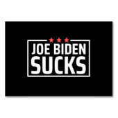 Numéro De Table joe Biden Sucks (Devant)