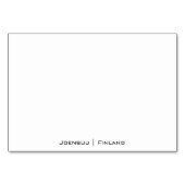 Numéro De Table Joensuu en été (Dos)