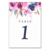 Numéro De Table Joli Mariage rose (Par défaut)