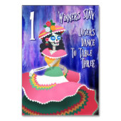 Numéro De Table Jour Bunco de la mort Octobre Halloween Tableau 1 (Dos)