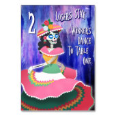 Numéro De Table Jour de Bunco des morts Octobre Halloween Tableau (Par défaut)