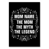 Numéro De Table Journée des mères personnalisées (Dos)