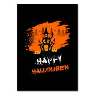 Numéro De Table Joyeux Halloween Bon Anniversaire Halloween