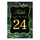 Numéro De Table Jungle Safari Green Parties scintillant Mariage Nu (Par défaut)