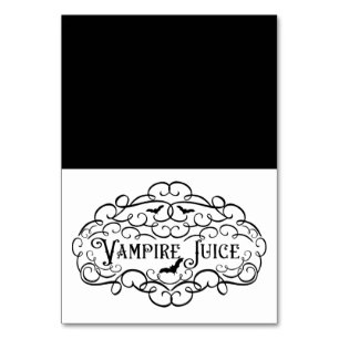 Numéro De Table Jus Vampire Vintage Élégante Tente d'Halloween