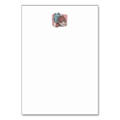 Numéro De Table Kawaii Chocolate Milk Cat – Cozy Drink & Cuteness  (Dos)