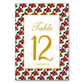 Numéro De Table KENYA Banquet Célébration Mariage (Dos)