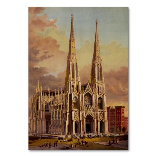 Numéro De Table La cathédrale Saint-Patrick dans le Midtown Manhat (Par défaut)
