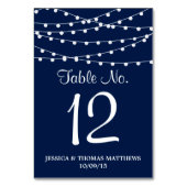 Numéro De Table La Collection de Mariage Guirlandes Lumineuses sur (Par défaut)