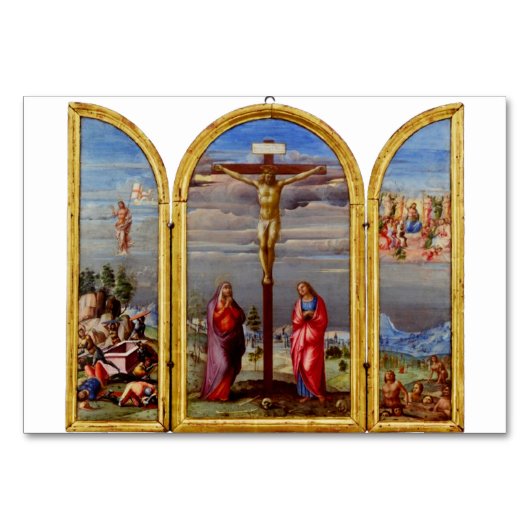 Numéro De Table La Crucifixion par Francesco Granacci (Devant)