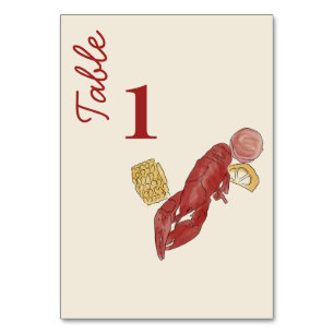 Numéro De Table La Nouvelle-Orléans  Aquarelle