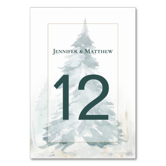 Numéro De Table La romance des pins d'hiver (Par défaut)