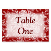 Numéro De Table Lac givré (Devant)