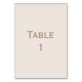 Numéro De Table L'amour pour le Mariage des chevaux (Dos)