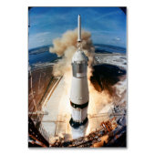 Numéro De Table Lancement de la fusée Apollo Saturn V à Moon 1969 (Dos)