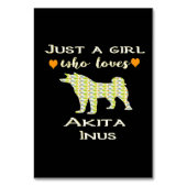 Numéro De Table Langue de chat, Drôle Chat Kitten, Aimer Idée cade (Dos)