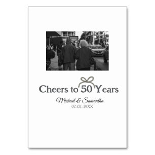 Numéro De Table L'arc d'or applaudit à 50 ans de mariage
