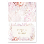 Numéro De Table Lavande Douce Bleue Océan Étiquettes alimentaires (Par défaut)