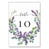 Numéro De Table lavande mariage florales eucalyptus verdure (Par défaut)